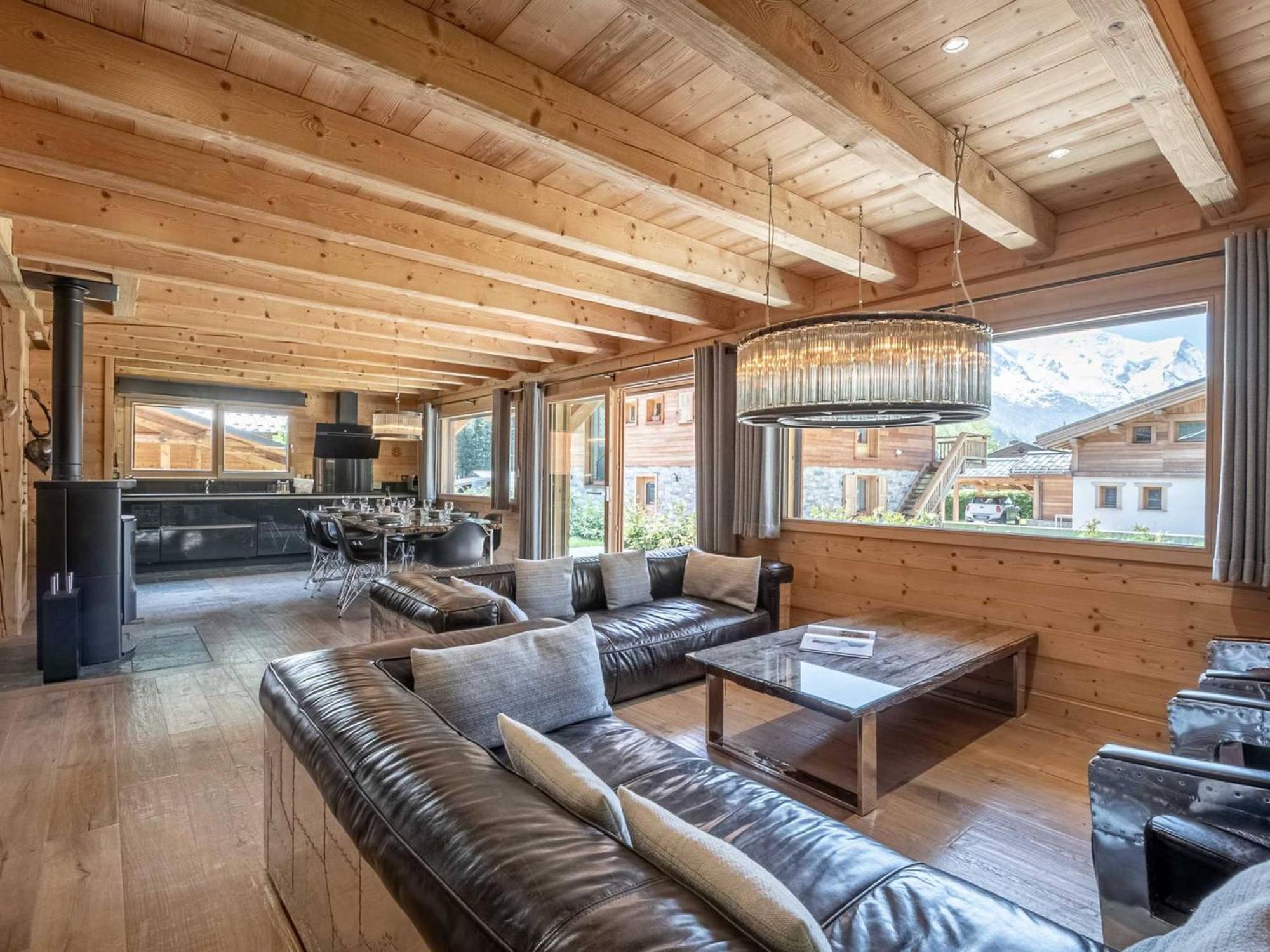 Chalet Moderne 4* Avec Sauna, Tv Et Parking A Argentiere - Fr-1-343-180 Chamonix Mont Blanc